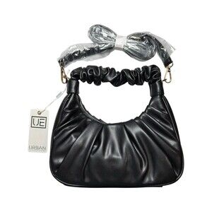 NWT Urban Expressions Black Stormi Small Wrist Handle Crossbody Handbag Purse